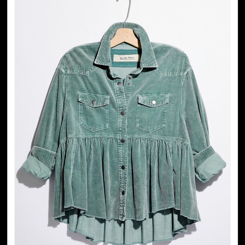 Free People Baby Cord Top